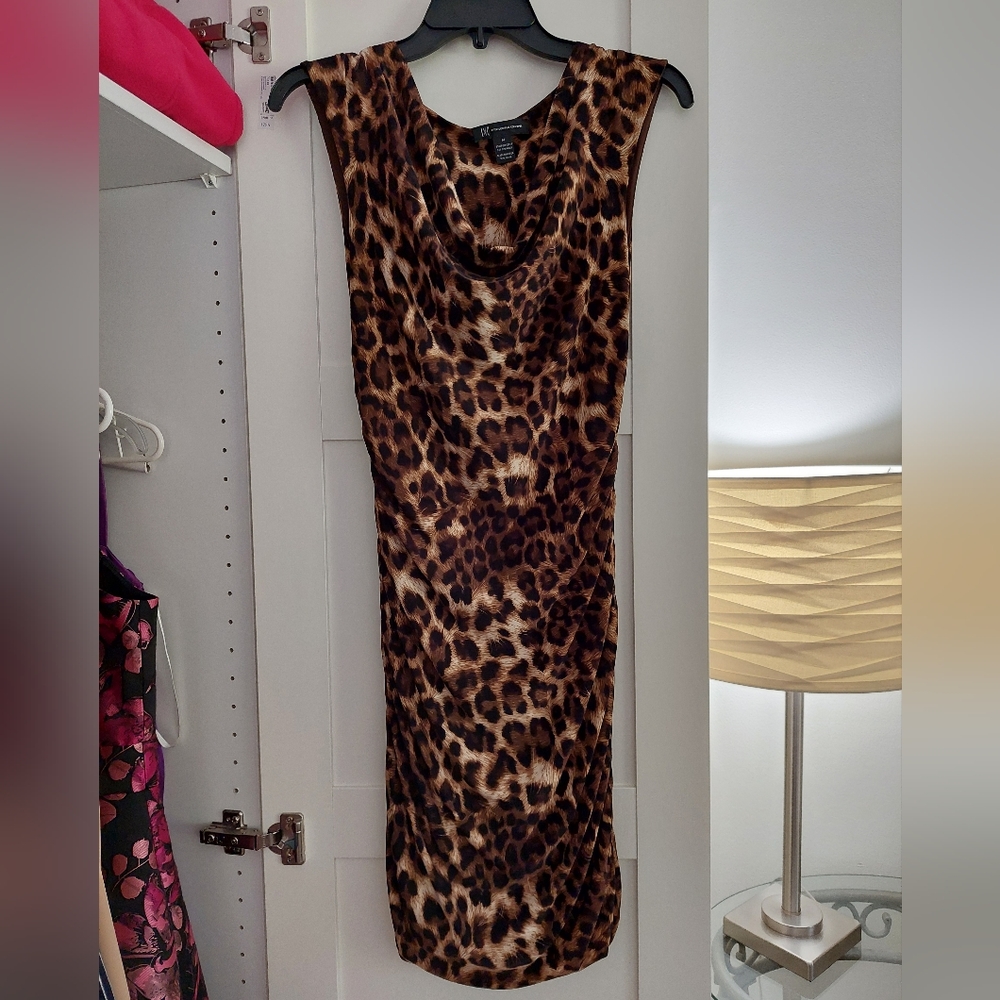 INC: International Concepts Women's INC Animal/Leopard Print Dress